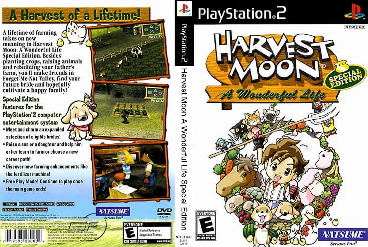 Harvest Moon Wonderful Life Special Edition Cheats Codes